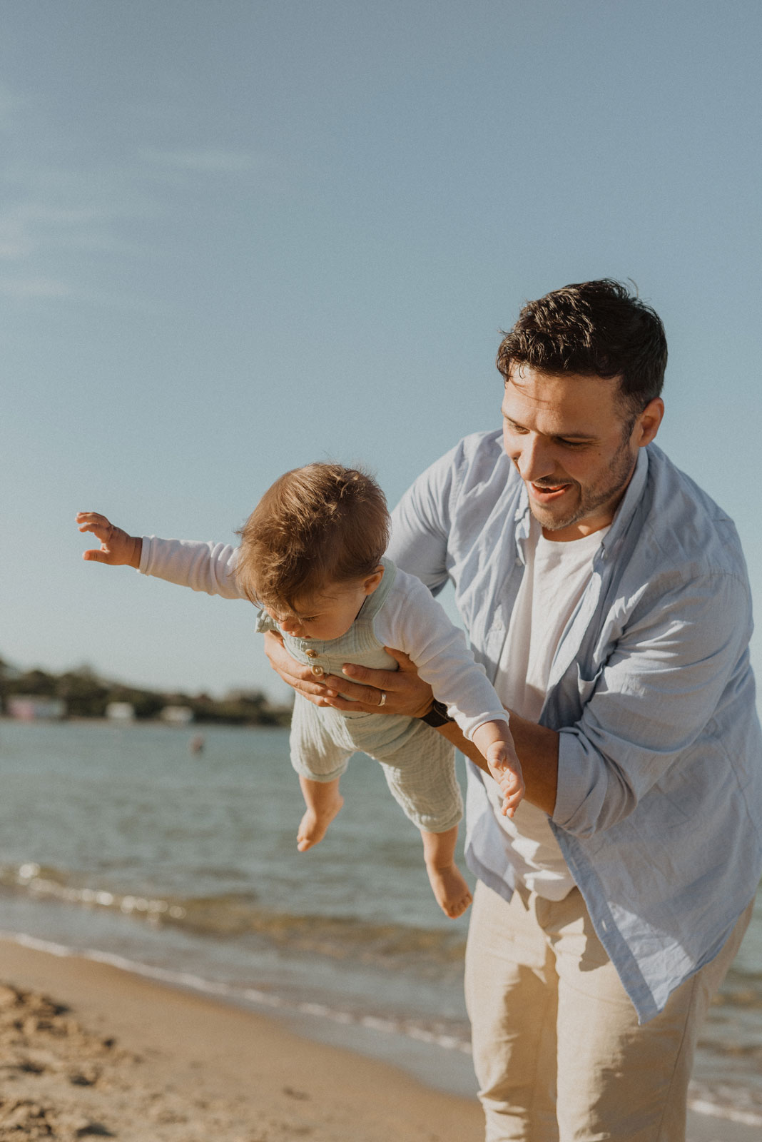 Family photography at Brighton beach